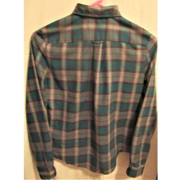 MANDY tartan button-down blouse Sz 7/8 - Picture 2 of 4